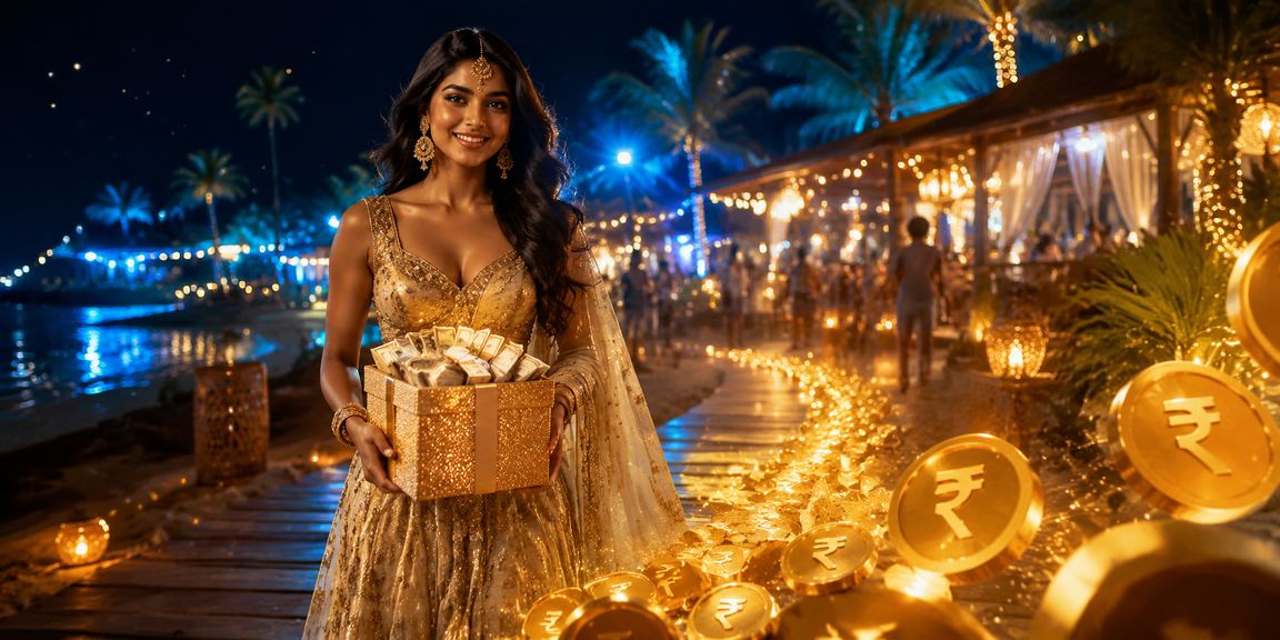 Casino entertainment with traditional Indian attire reflects cultural respect